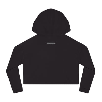 Let Fate Decide Minimalist - Women’s Cropped Hooded Sweatshirt