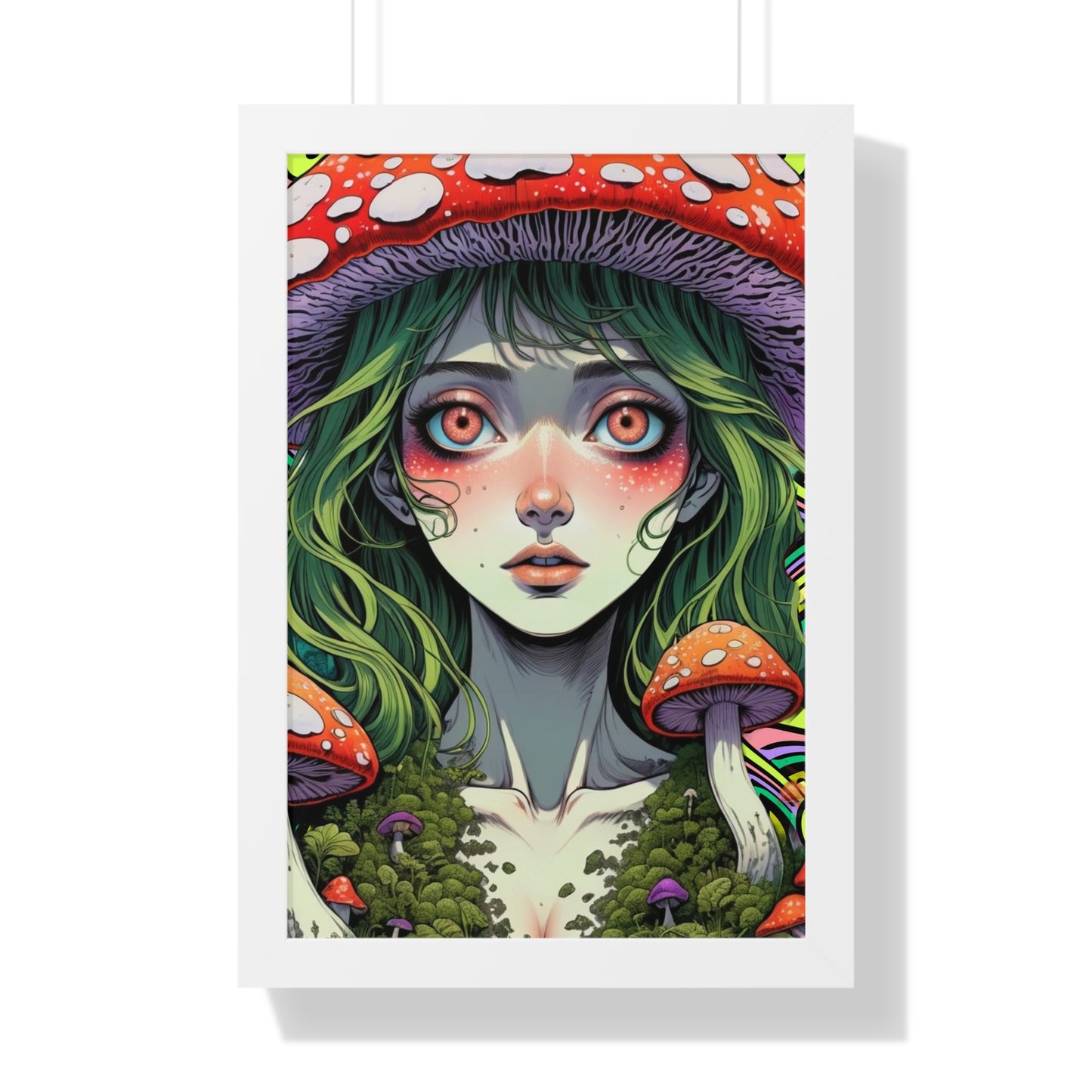 One With Nature - Framed Vertical Poster