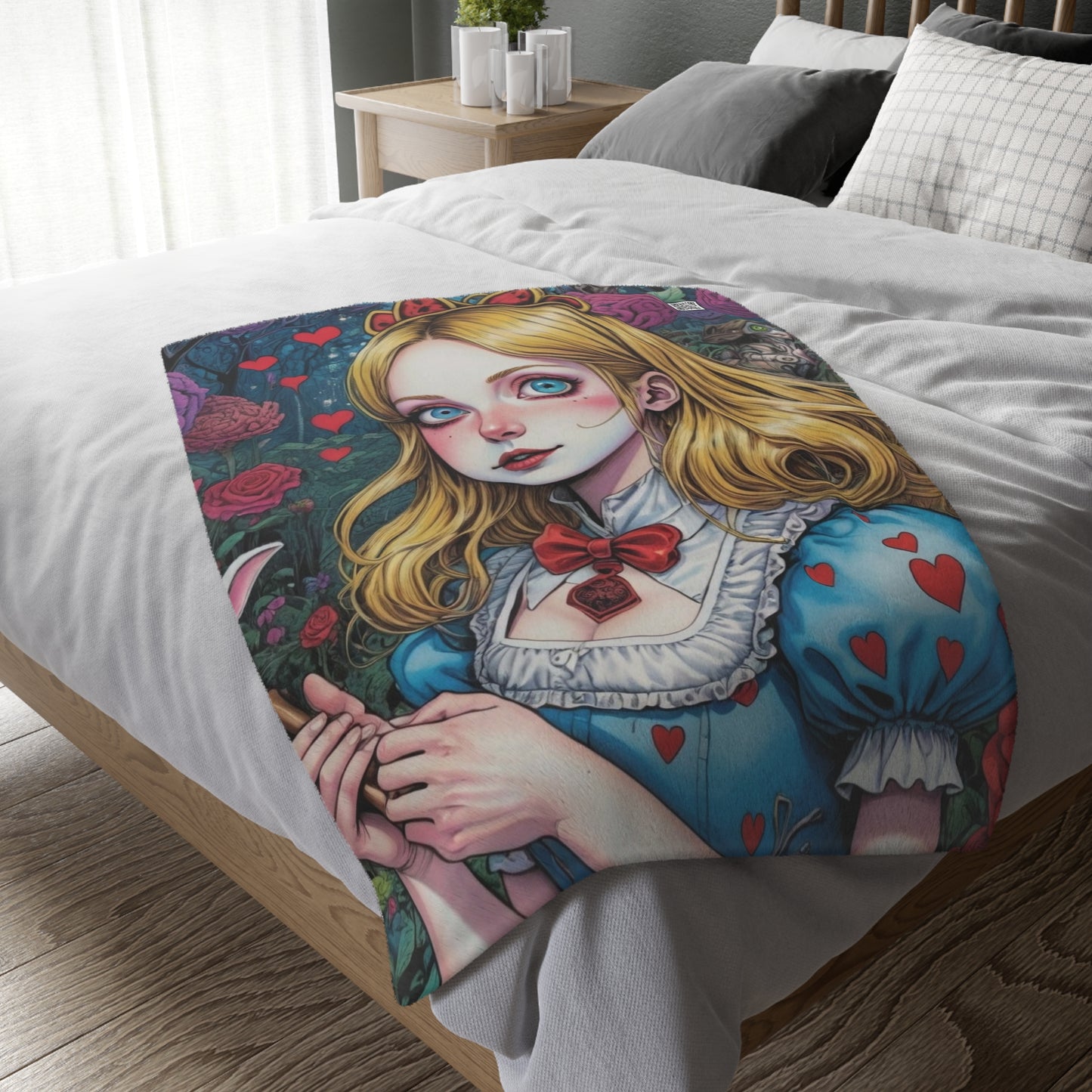 Far Out Alice - Daydream - Double Sided Print Artwork Microfiber Blanket