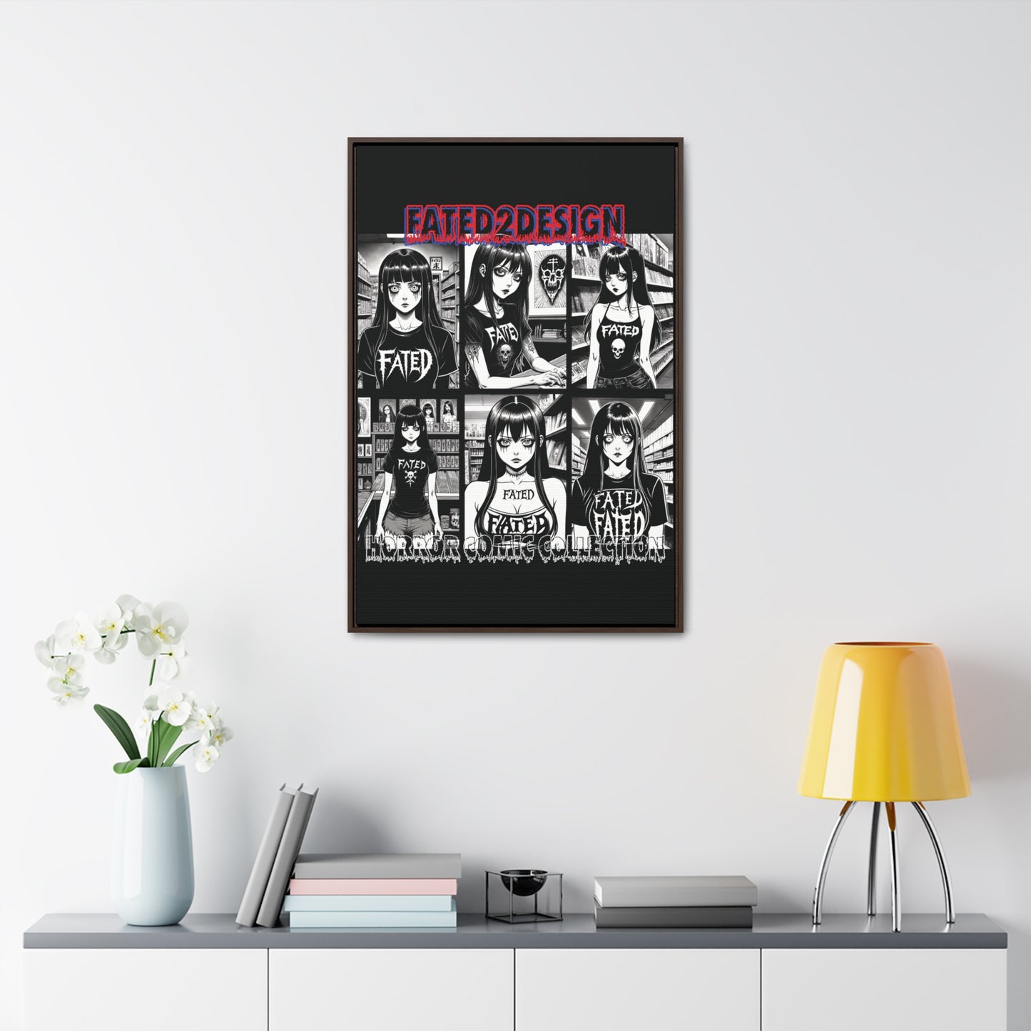 Horror Comic Collection Framed Wall Art