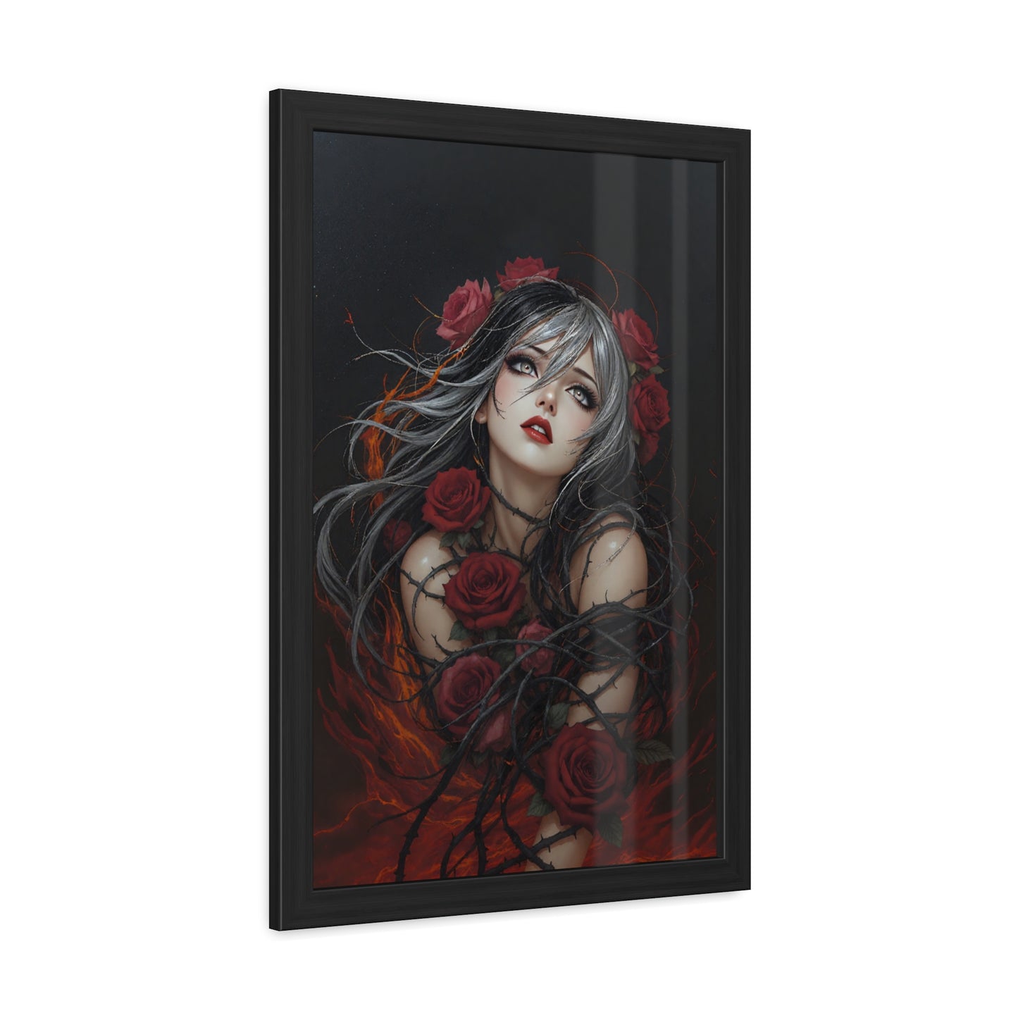 Roses - Ephemeral Love Framed Poster - Fated Art Print