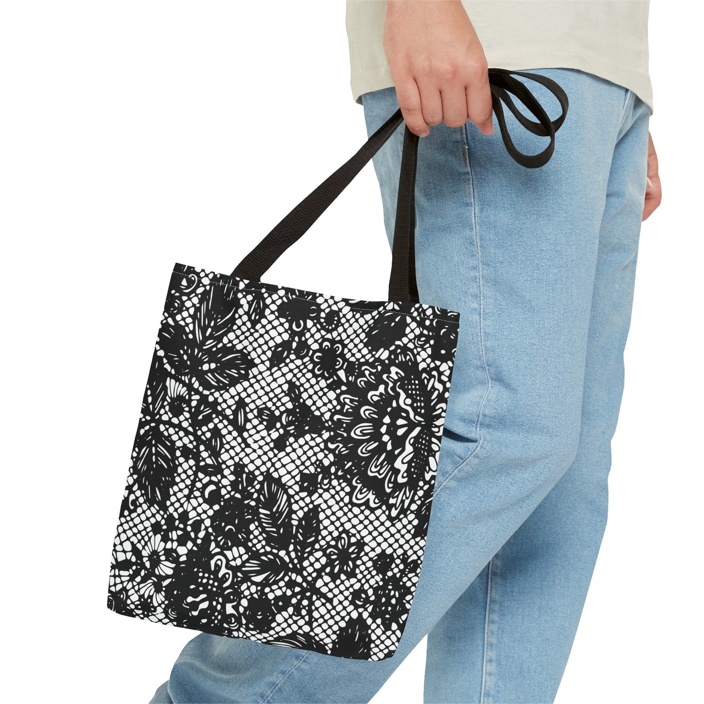 Just Flower Lace Tote Bag