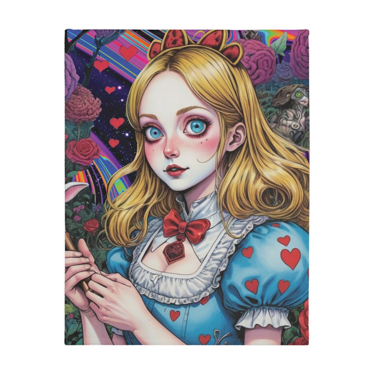 Far Out Alice - Daydream - Double Sided Print Artwork Microfiber Blanket