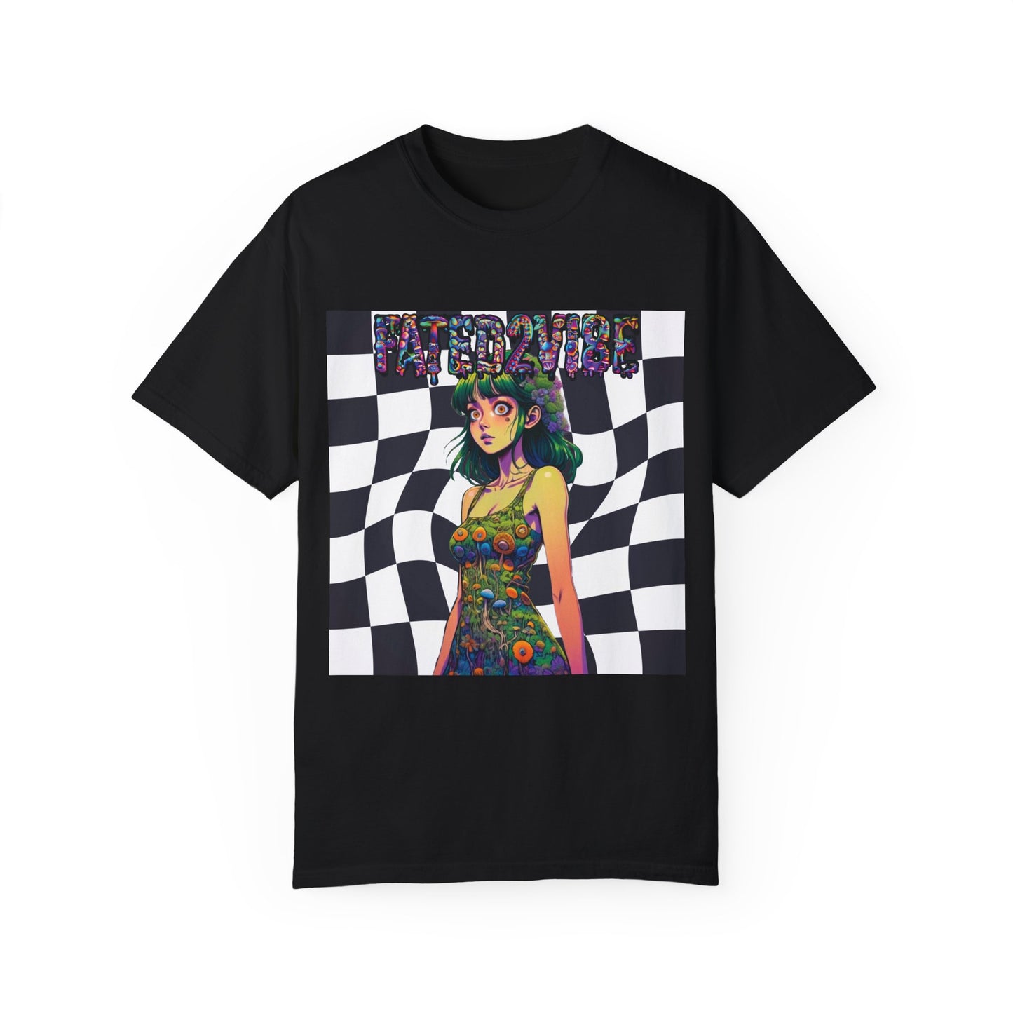 Fated2VIBE Checkered Print V2 - Unisex T-shirt