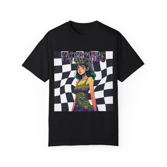 Fated2VIBE Checkered Print V2 - Unisex T-shirt