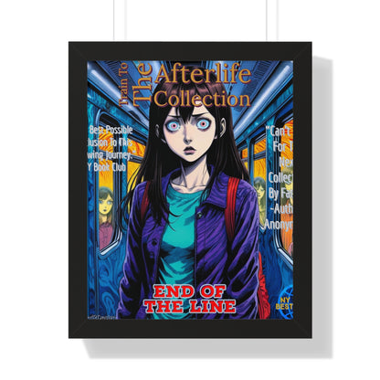 Train To The Afterlife B5 Framed Vertical Poster