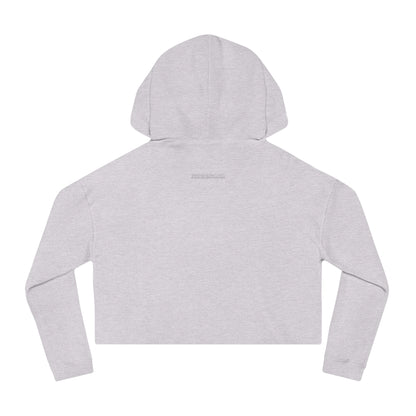 Let Fate Decide Minimalist - Women’s Cropped Hooded Sweatshirt