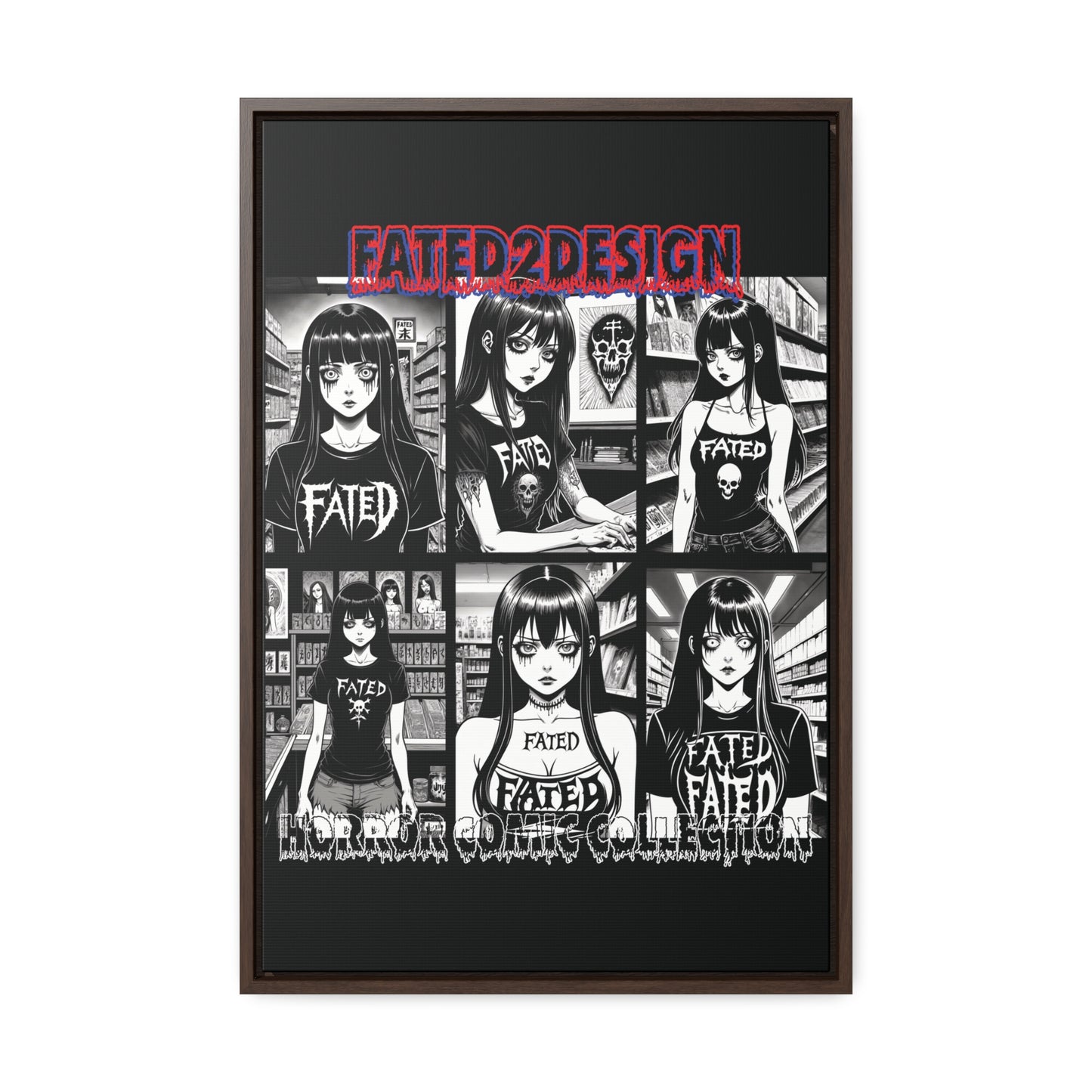 Horror Comic Collection Framed Wall Art