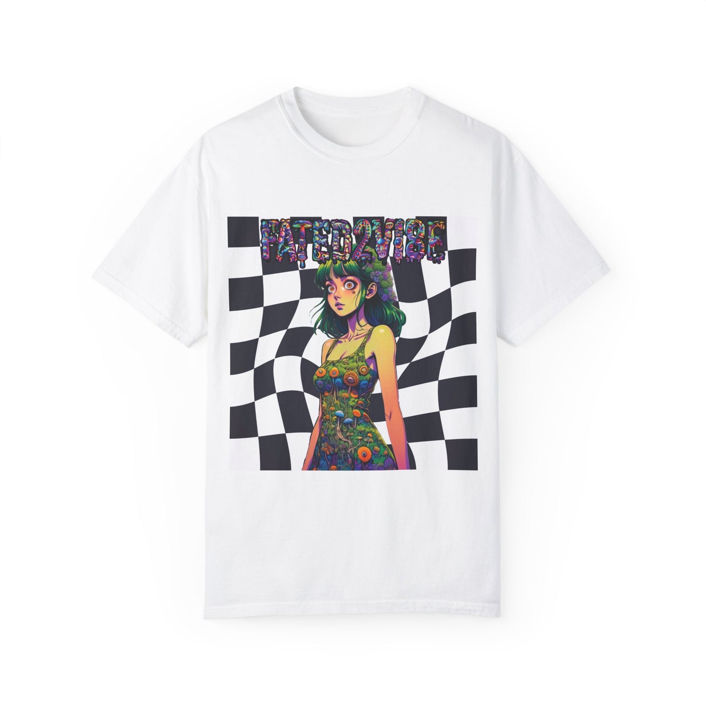 Fated2VIBE Checkered Print V2 - Unisex T-shirt