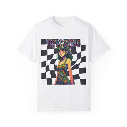 Fated2VIBE Checkered Print V2 - Unisex T-shirt