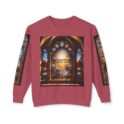 Virtue - Divine Tragedy - Unisex Lightweight Crewneck Sweatshirt