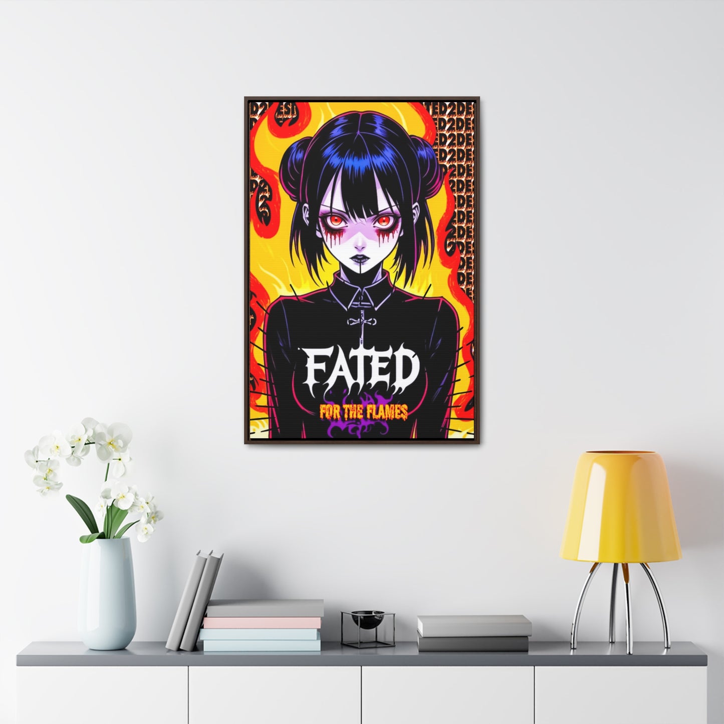 Fated For The Flames Framed Wall Art