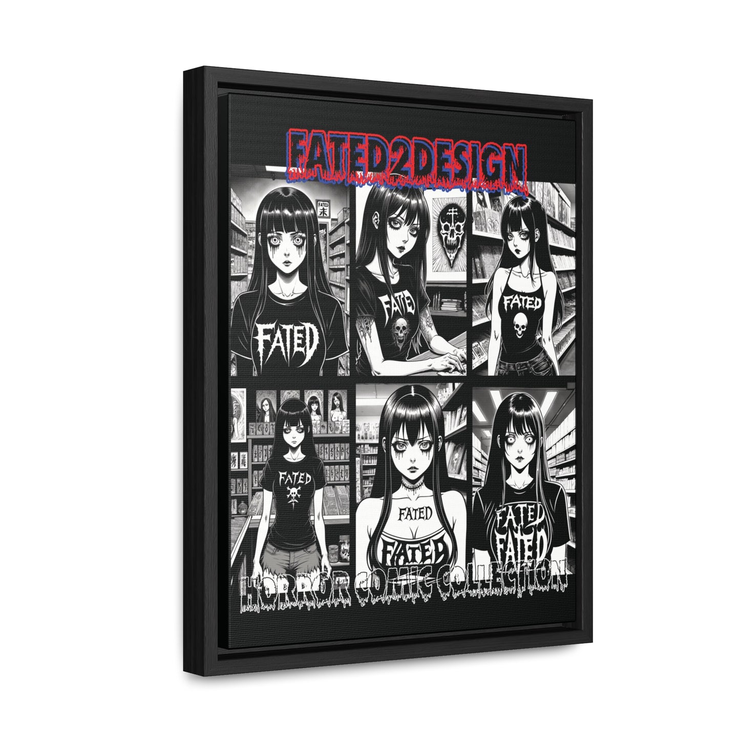Horror Comic Collection Framed Wall Art