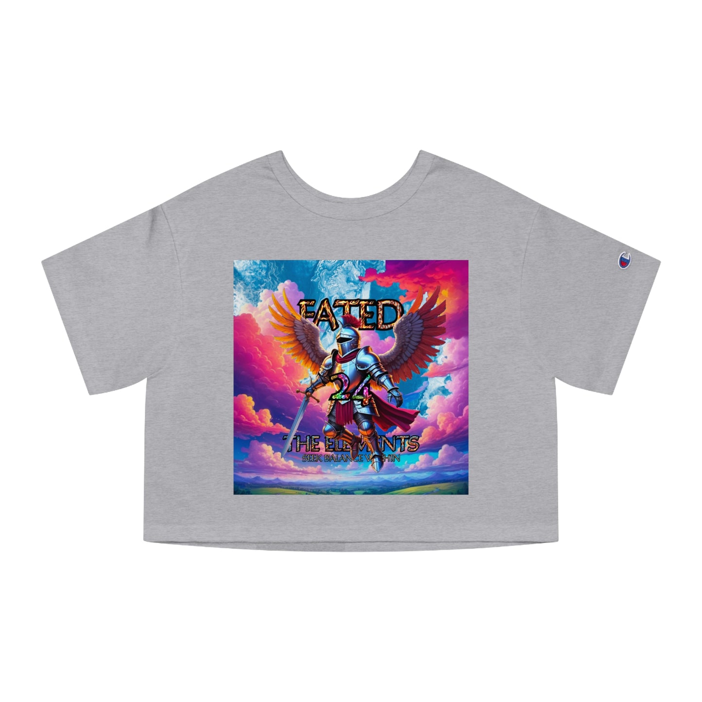 The Knight - Fate and Magic - Champion Cropped T-Shirt