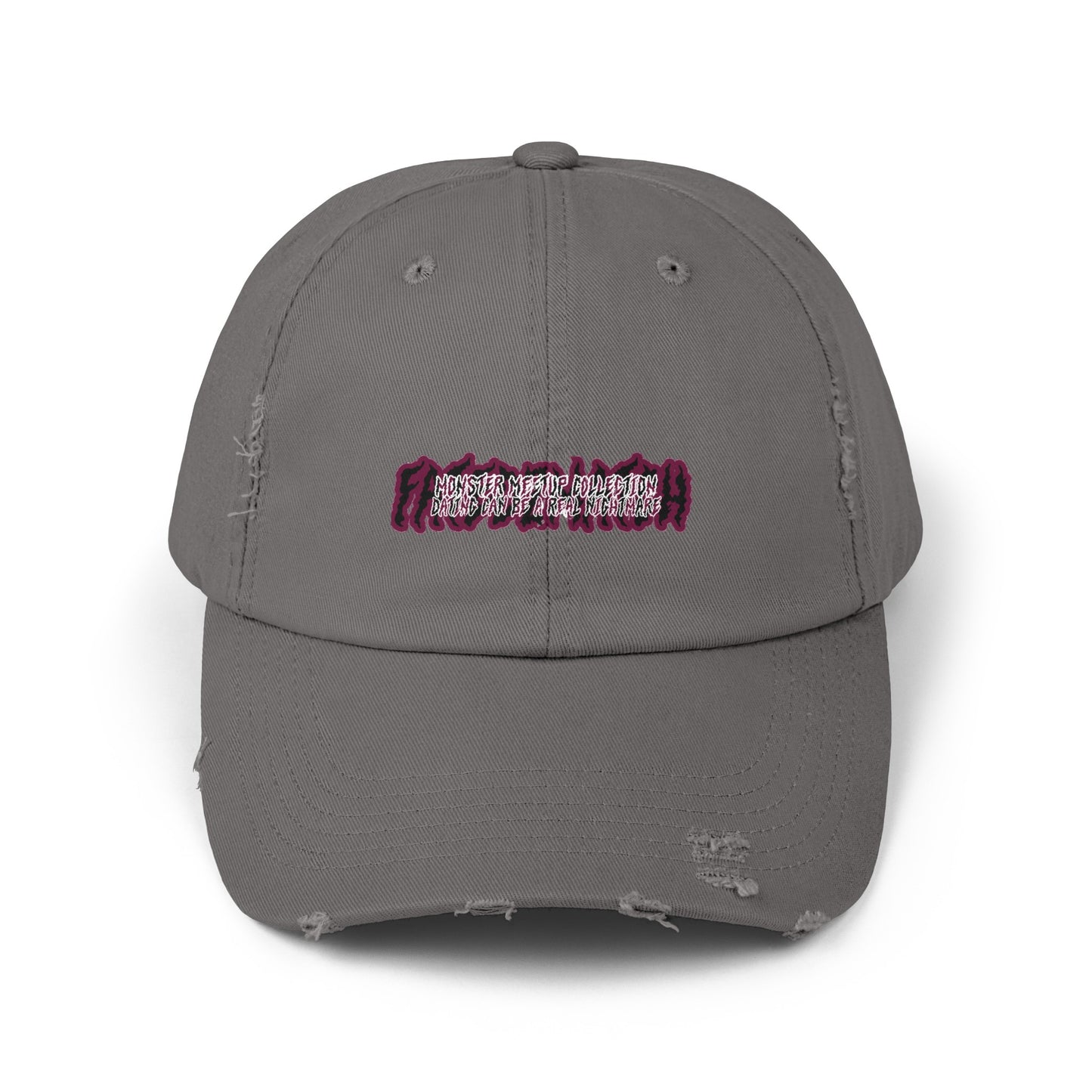 Monster Meetup Hat - Unisex Distressed Cap