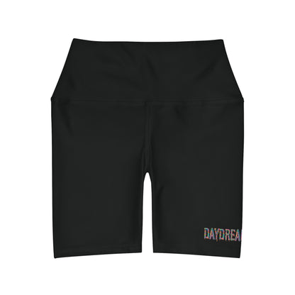 Blackout Daydream Alice High Waisted Yoga Shorts