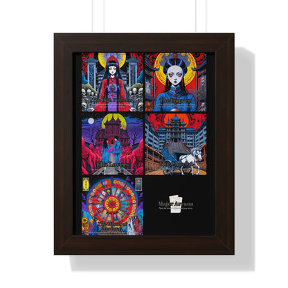 Major Arcana 2 of 4 Framed Vertical Poster