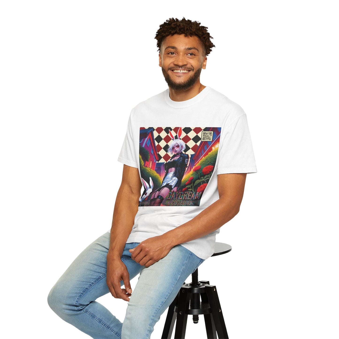 Black and Red V2 Checkered The Daydream Collection - Unisex T-shirt
