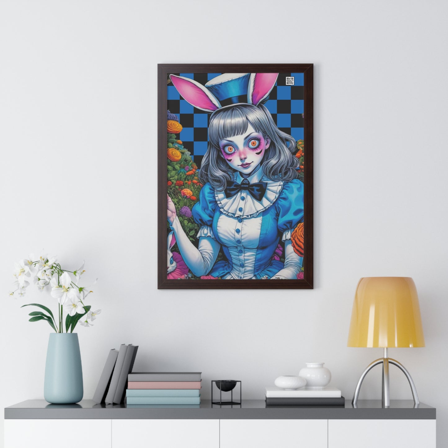 Alice Daydream V2 - Framed Vertical Poster