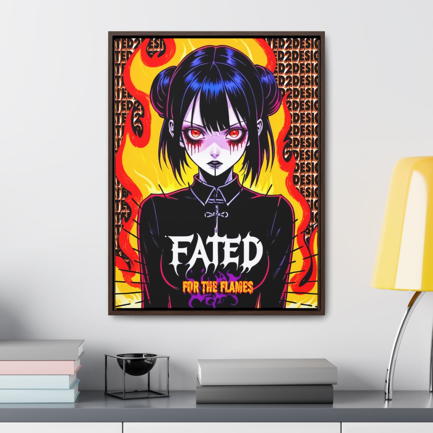 Fated For The Flames Framed Wall Art