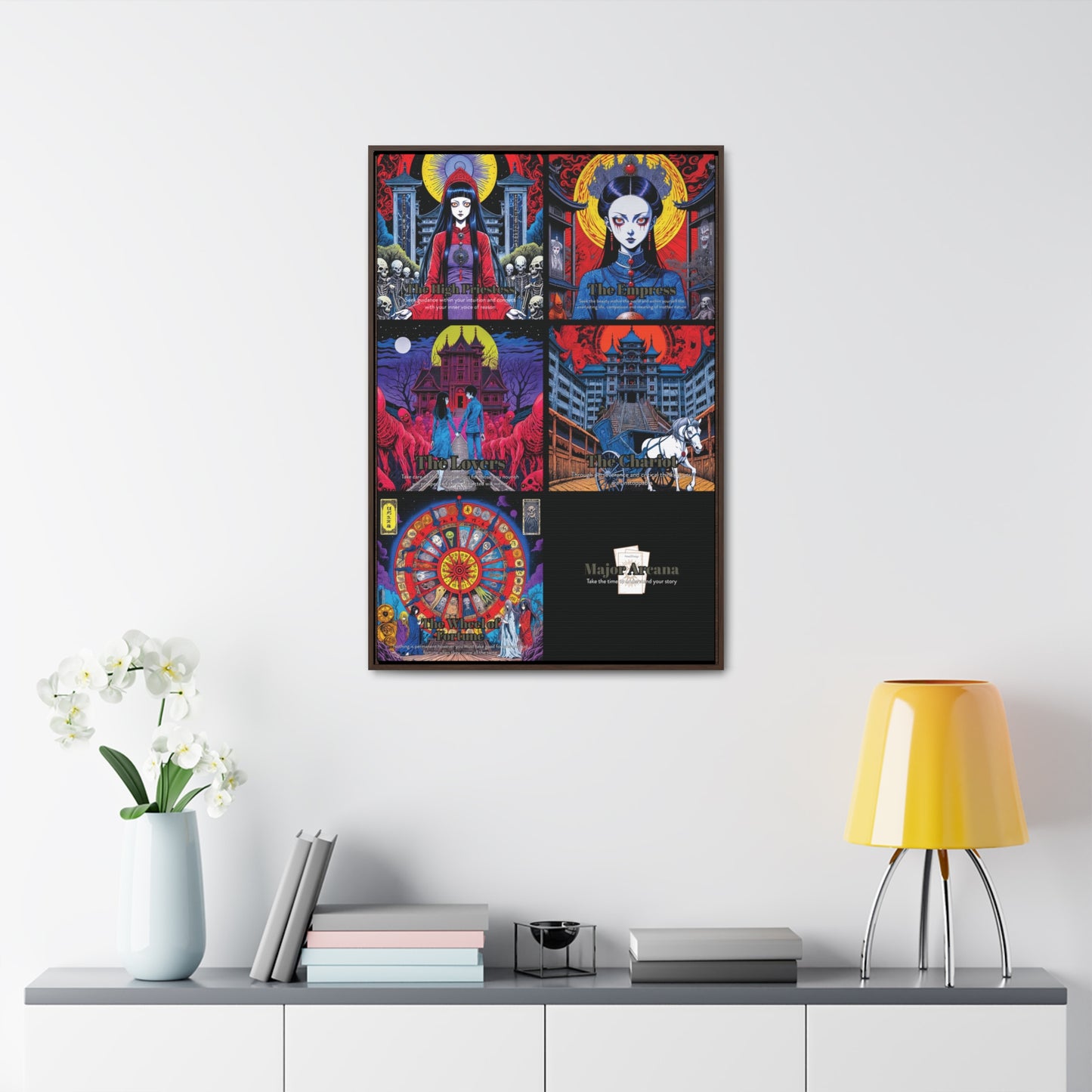 Major Arcana 2 of 4 - Framed Wall Art