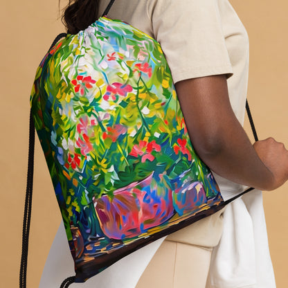 In Bloom - Drawstring bag