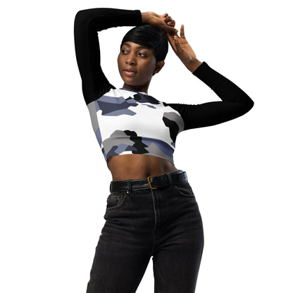 Avalanche - Mech - long-sleeve crop top