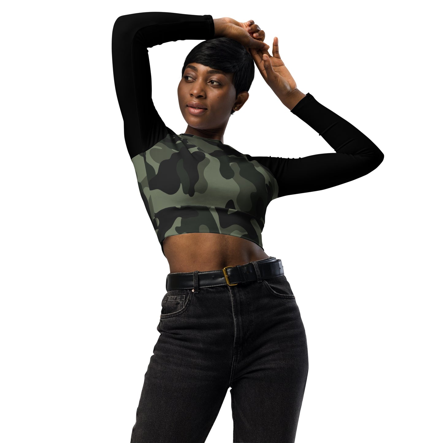 Sweeper - Mech - long-sleeve crop top