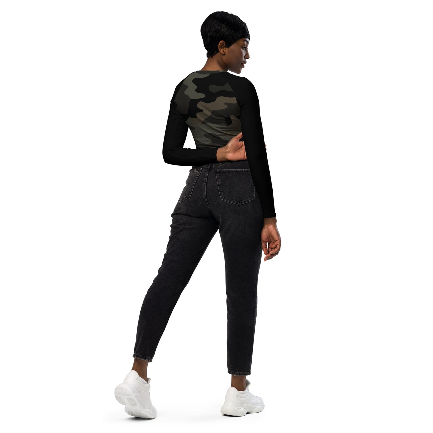 Phantom - Mech - long-sleeve crop top