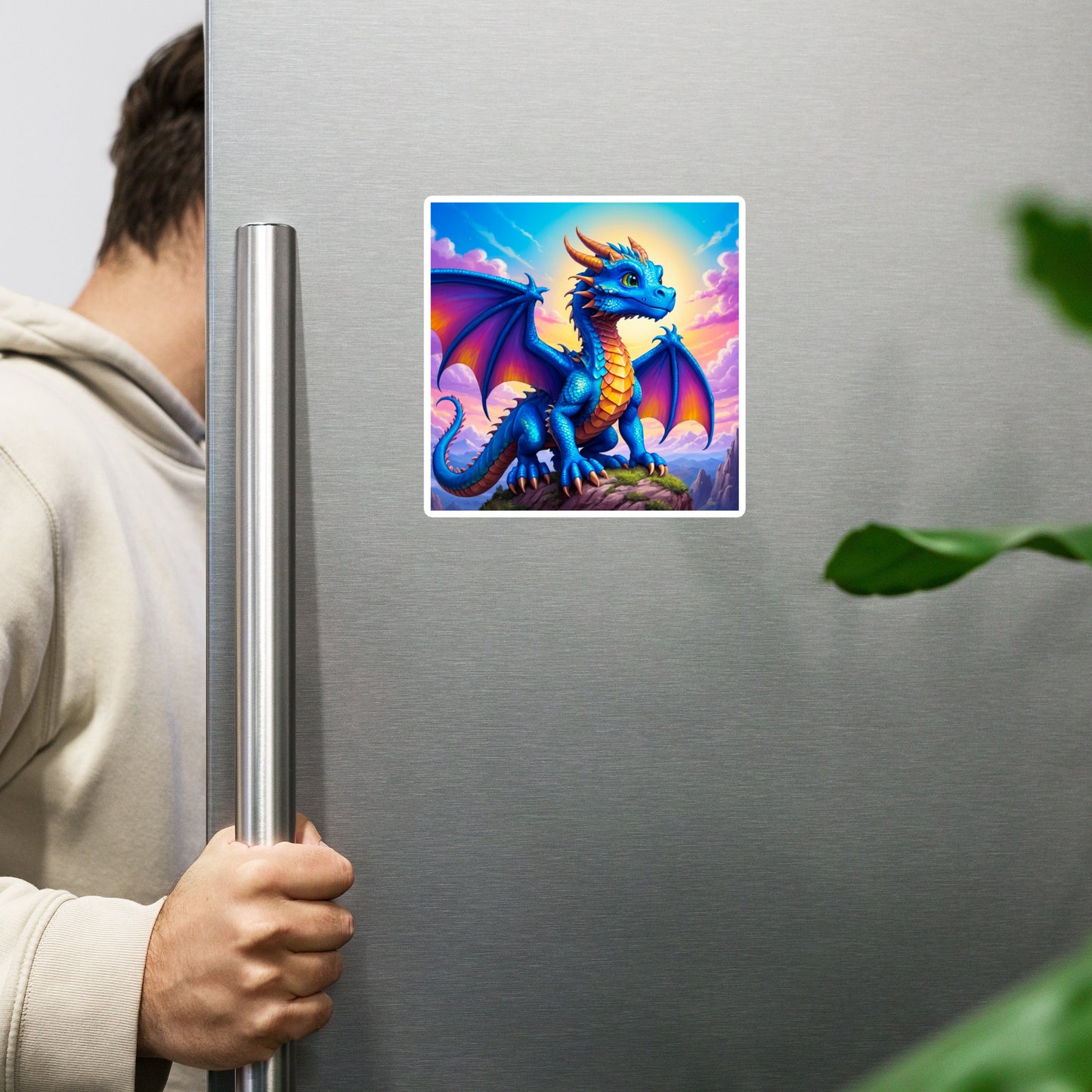 Blue Dragon Full Art Magnet
