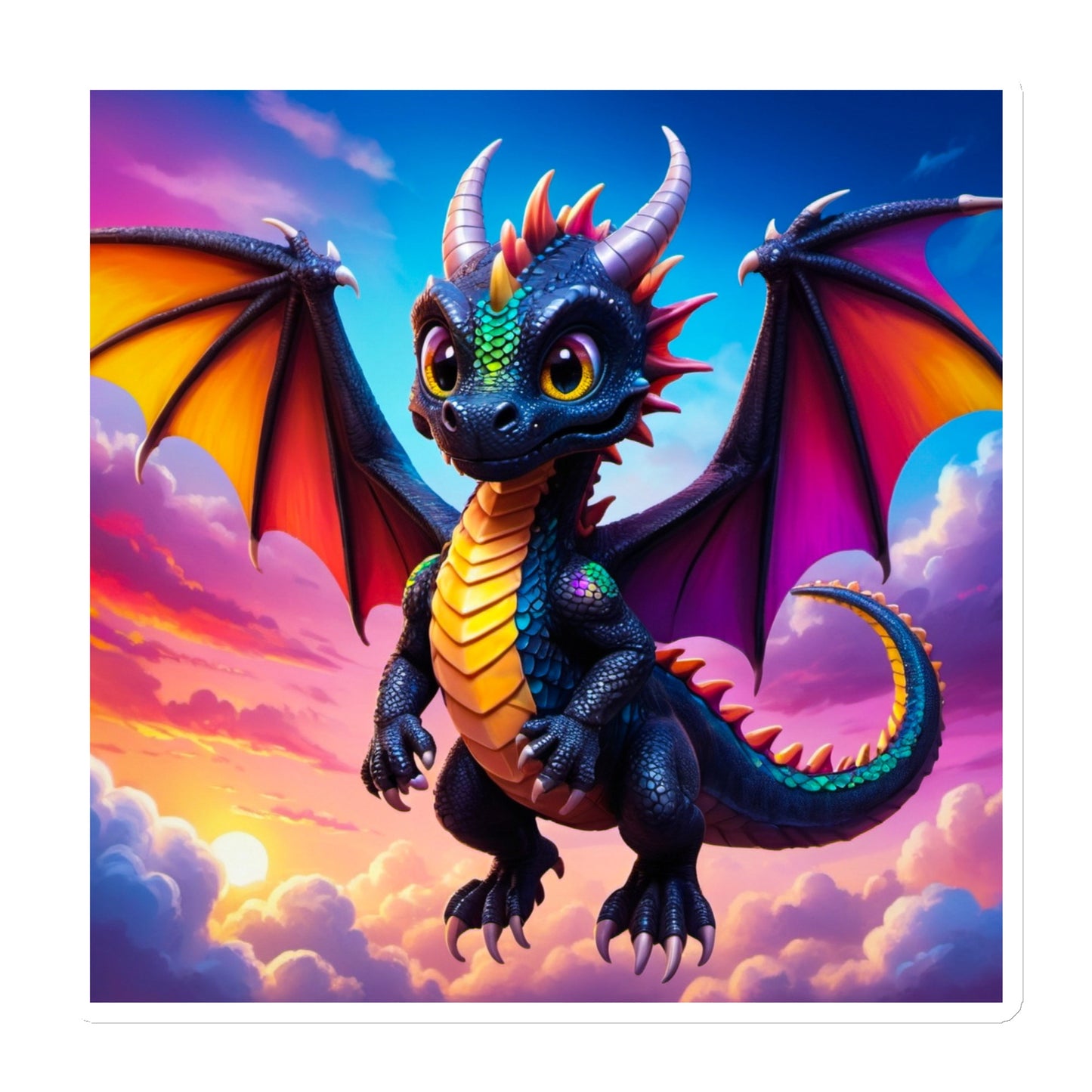 Black Dragon Full Art Magnet
