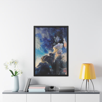 Cloudy Evening - Framed Poster - Fated Art Print