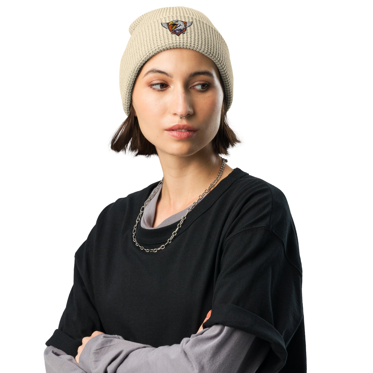 Screamin' Eagle Mech Waffle beanie