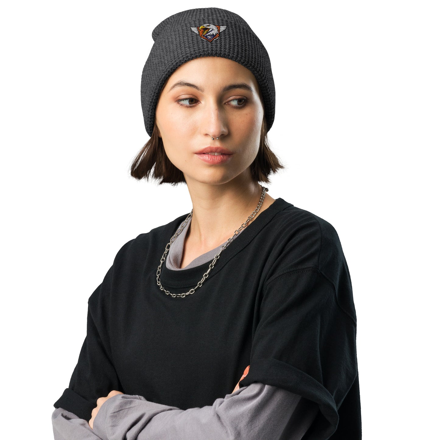 Screamin' Eagle Mech Waffle beanie